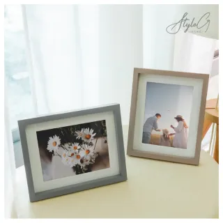 【Style_G 時代家居】北歐簡約灰調風格6X8相框-多款任選(相框桌立相框組合相框)
