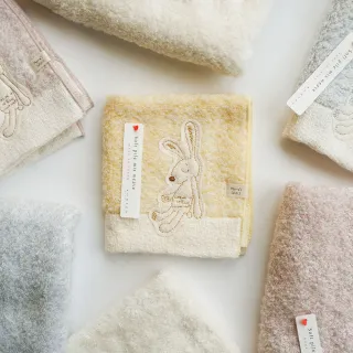 【KONTEX】日本今治無撚萬用兔子小方巾毛巾-4色(100% 日本製)