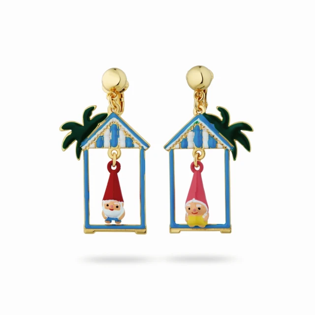 Les Nereides 小小菇家族-花園地精寶寶與沙堡耳環