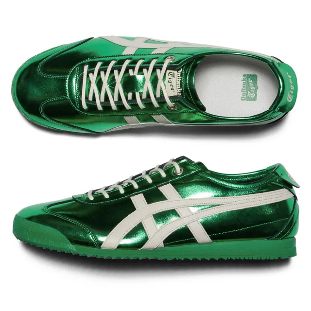 Onitsuka Tiger】鬼塚虎官方旗艦店金屬感綠色MEXICO 66 SD
