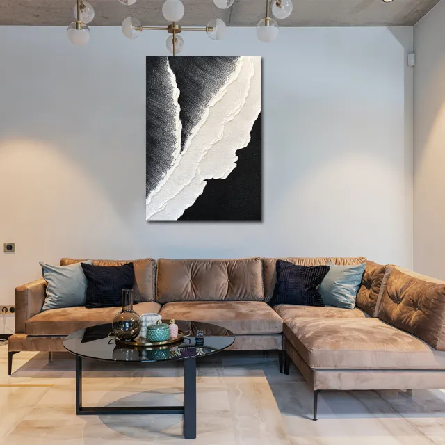 【御畫房】當代國家級展覽畫家 抽象系列手繪油畫70×100cm(DB-060)