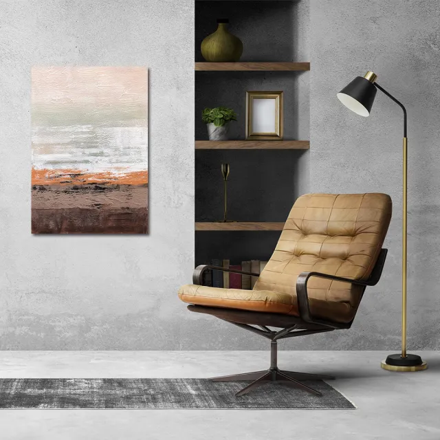 【御畫房】當代國家級展覽畫家 抽象系列手繪油畫70×100cm(DB-050)