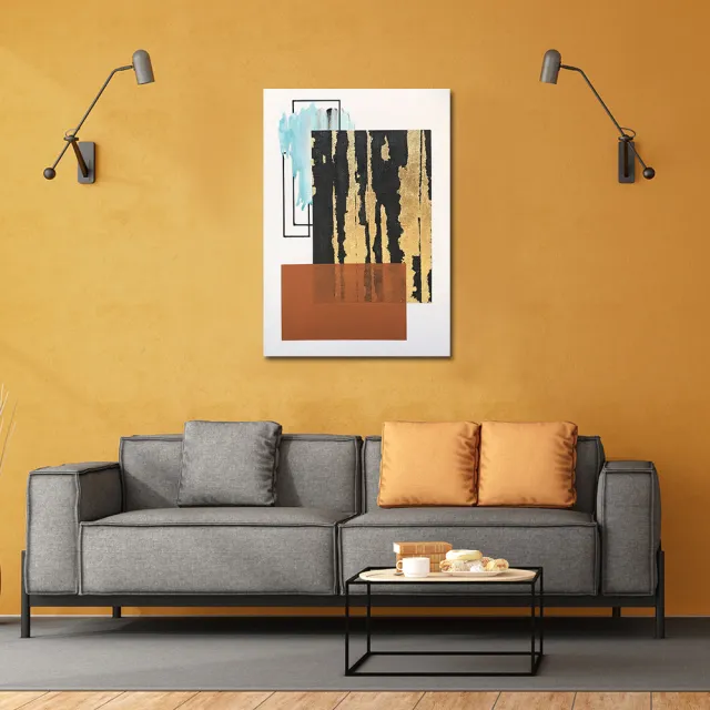 【御畫房】當代國家級展覽畫家 抽象系列手繪油畫70×100cm(DB-055)