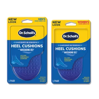 【Scholl 爽健】腳跟減壓按摩凝膠鞋墊(男/女用)