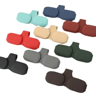 【bebehome】車用遮陽板多功能雙磁吸眼鏡票卡收納夾(磁吸眼鏡票卡收納夾 車用收納夾)