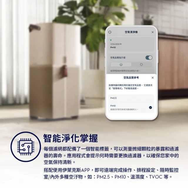 【Electrolux 伊萊克斯】極適家居900二合一空氣循環清淨機 HEPA13級抗菌濾網(EF21002)
