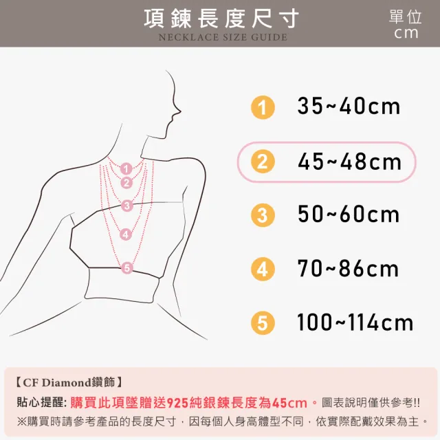 【CF Diamond】項鍊 莫桑鑽《愛意縈繞》 (七夕情人節  鑽石 項鏈 求婚  生日 禮物)