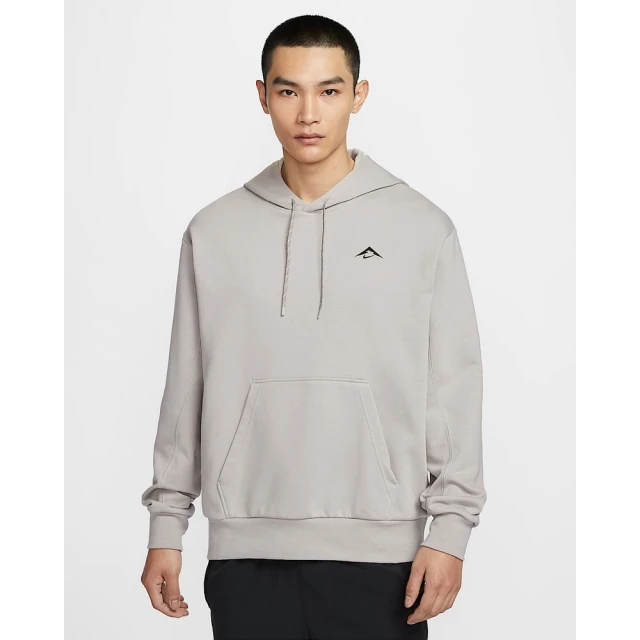 NIKE 耐吉 Dri-FIT 連帽上衣 跑步帽T 速乾 男款 AS M NK DF MAGIC HOUR HOODIE 灰色(HJ3571009)