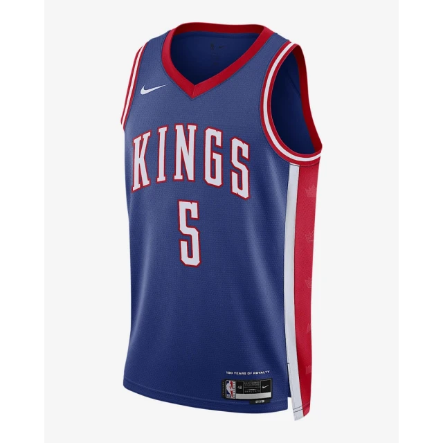 NIKE 耐吉 NBA 國王 籃球背心 DeAaron Fox 男款 SAC MNK DF SWGMN JSY CE 24 藍色(FQ4358497)