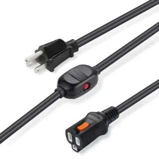 【PowerSync 群加】3P 一對一安全鎖中繼線/1M(TZ13L010)