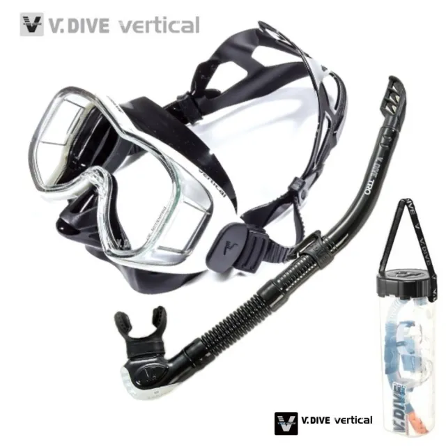 【V.DIVE】威帶夫潛水面鏡呼吸管組 TC301(浮潛深潛水肺潛水面鏡)