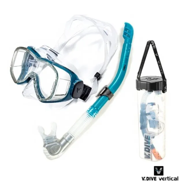 【V.DIVE】威帶夫潛水面鏡呼吸管組 TC301(浮潛深潛水肺潛水面鏡)