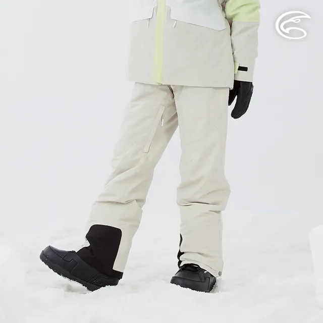 【ADISI】女SMAWARM海洋溫控防水防風透氣雪褲 AP2421096 燕麥卡 XS-XL(滑雪褲 保暖長褲 蚵殼棉 海洋紗)