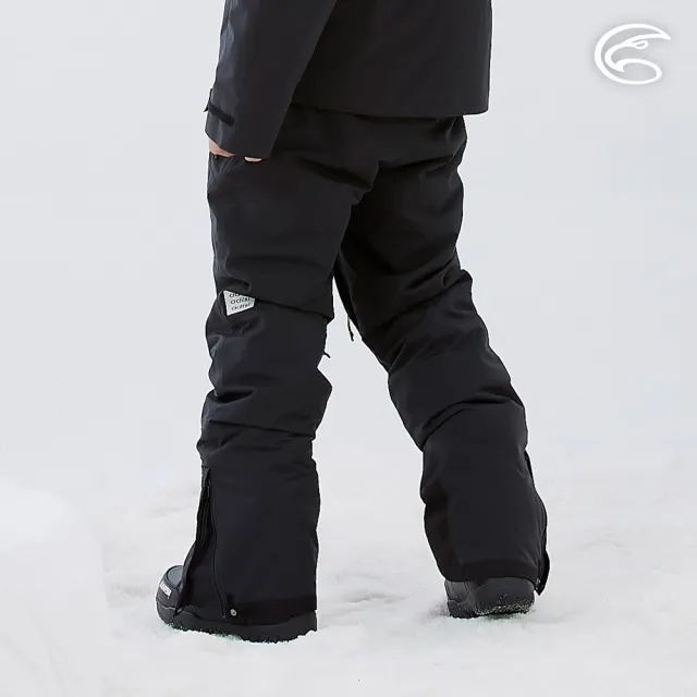 【ADISI】男SMAWARM海洋溫控防水防風透氣雪褲 AP2421095 黑色 S-3XL(滑雪褲 保暖長褲 蚵殼棉 海洋紗)