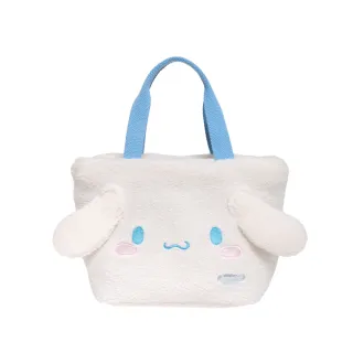 【IMPACT 怡寶】大耳狗喜拿Cinnamoroll絨毛提袋-白配藍 IMCMH01WT(防潑水布料材質  耐髒好清潔)