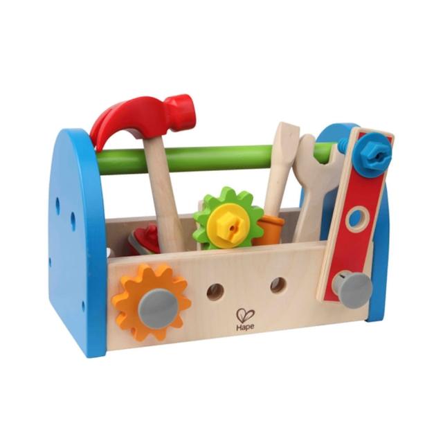 【德國Hape】我的第一個工具箱(益智成長/家家酒玩具/木製玩具/木頭玩具)