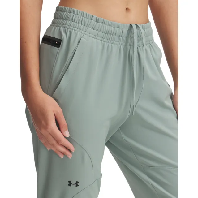 【UNDER ARMOUR】UA 女 Unstoppable Jogger 運動長褲_1376926-348(綠色)