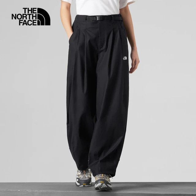 The North Face 官方旗艦 北面UE女款黑色DW The North Face 官方旗艦 北面UE女款黑色DWR防潑水休閒長褲|8EJNJK3