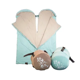 【WILDPEAK 野峰戶外】全方位抗菌保暖棉睡袋 雙色 左/右開(悠遊戶外)