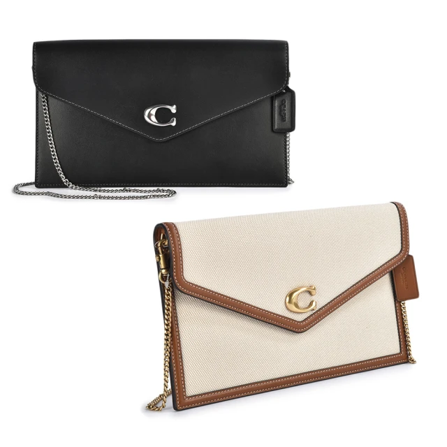 COACH 金屬LOGOG荔枝紋皮革直式單肩後背包/胸包/男