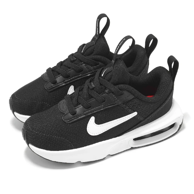 NIKE 耐吉NIKE 耐吉 童鞋 Air Max INTRLK Lite TD 小童 黑 白 學步鞋 氣墊 寶寶鞋(DH9410-002)