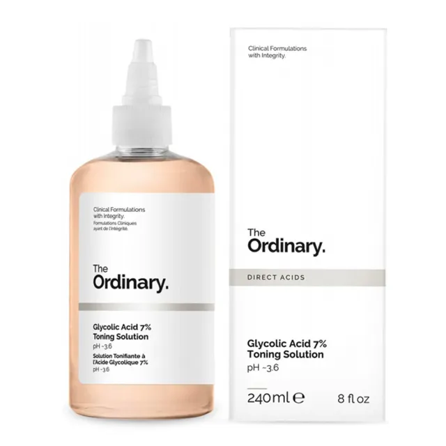 【The Ordinary】甘醇酸去角質化妝水 240ml(贈帶槍茱麗葉系列香水5ml)