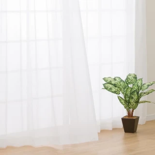 【NITORI 宜得利家居】防霉 蕾絲窗簾 RL043 100×198×1(防霉 蕾絲窗簾 窗簾 RL043)