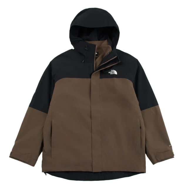 The North Face TNF 透氣抓絨內裡連帽三合一外套 M SANGRO FLEECE TRICLIMATE-AP 男 棕(NF0A89ZP5EX)