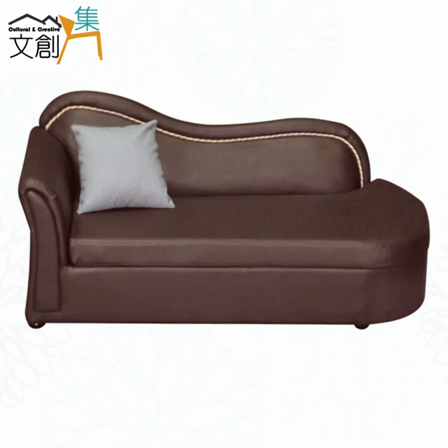 文創集 普凱質感灰短絨布貴妃椅(左＆右二向高扶手可選) 推薦