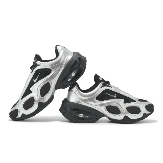 【NIKE 耐吉】休閒鞋 Wmns Air Max Muse 女鞋 男鞋 黑 銀 氣墊 厚底 增高(FV1920-001)