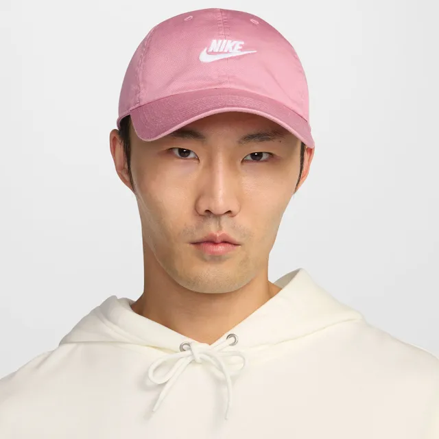 NIKE 耐吉】帽子運動帽棒球帽遮陽帽U NK CLUB CAP U CB SM SWSH L 粉FZ5698-699 - momo購物網-  好評推薦-2025年2月