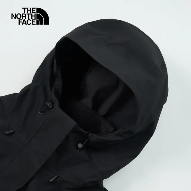 【The North Face】TNF 防水透氣抓絨內裡三合一外套 W SANGRO FLEECE TRICLIMATE-AP 女 黑(NF0A8CK3JK3)
