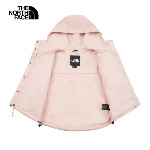 【The North Face】TNF 北臉 北面 休閒 DryVent防水透氣衝鋒衣 W REIGN ON JACKET-AP 女 粉(NF0A8DGKHZI)