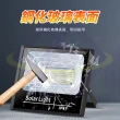 【禾統】300W增亮升級鋁殼款 LED智能光控太陽能感應燈(電量顯示 遙控定時 太陽能分體式壁燈 路燈 戶外照明)