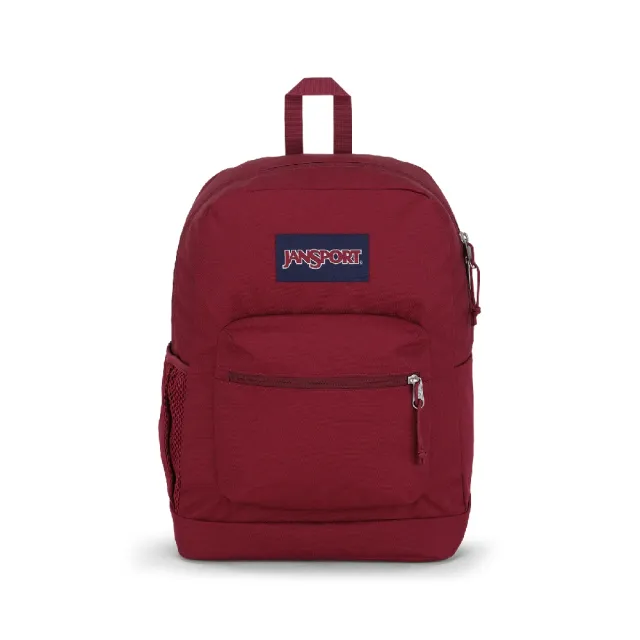【JANSPORT】雙11 後背包 Cross Town Plus 酒棕紅 15吋 減壓背帶 筆電包 雙肩包 包包 JS0A7ZNZ04S