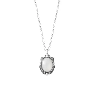 【Georg Jensen 官方旗艦店】2025 HERITAGE 項鍊(氧化純銀 月光石)