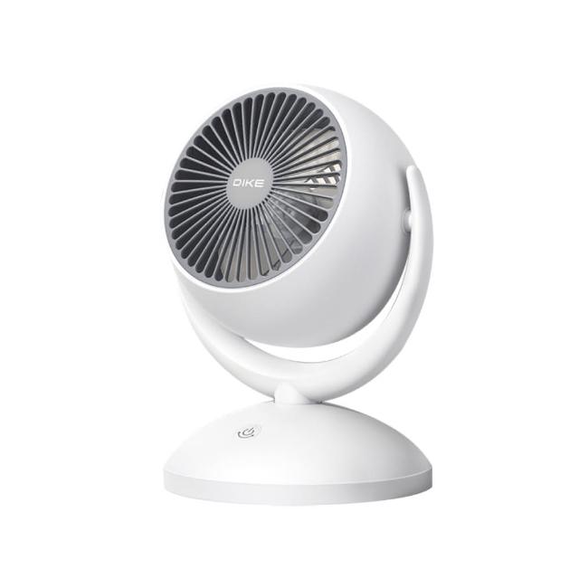【DIKE】6吋自動擺頭USB充電式循環風扇(DUF320WT)