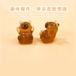 【裝可愛】夜光卡皮巴拉立體車內擺件6入(立體公仔 DIY 配飾 配件 裝飾品 水豚君 桌上擺飾  送禮 辦公室)