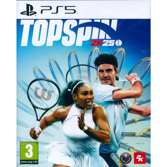 【SONY 索尼】PS5 職業網球大聯盟2K25 Top Spin 2k25(中英日文歐版)