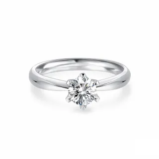 【蘇菲亞珠寶】GIA 50分 D/SI1 18K金 經典六爪 鑽石戒指