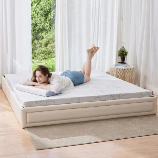 【TENDAYS】希臘風情紓壓床墊7尺特規雙人(6cm厚 記憶棉層+高Q彈纖維層)