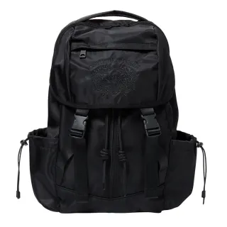 【Onitsuka Tiger】鬼塚虎 官方旗艦店 黑色老虎刺繡後背包(3183B154-001)