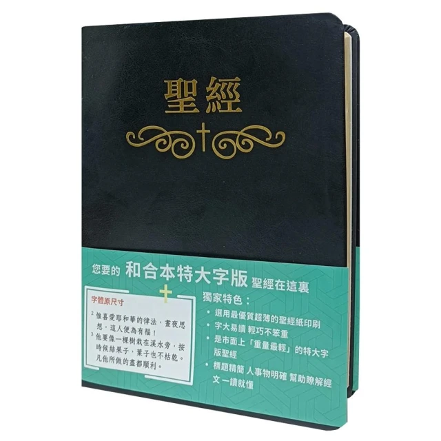 聖經-和合本（黑色大字索引精裝）折扣推薦