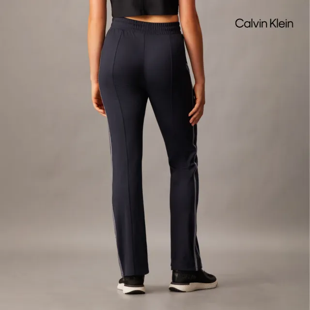 【CALVIN KLEIN】官方旗艦館 CK Sport Icon 經編喇叭運動褲_黑色