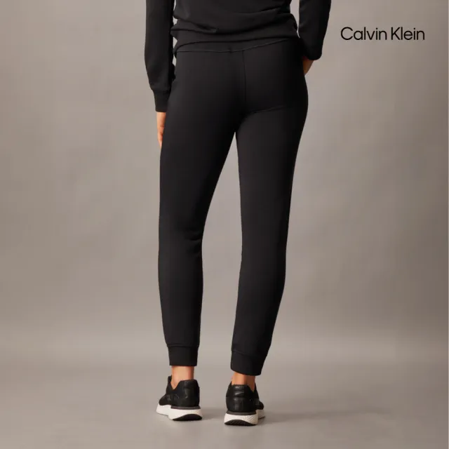 【CALVIN KLEIN】官方旗艦館 CK Essentials 再生聚酯纖維慢跑褲_黑色