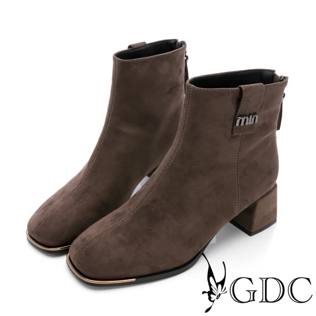 A.S.O 阿瘦集團 A.S.O 飛織絨面休閒女短靴(卡其)