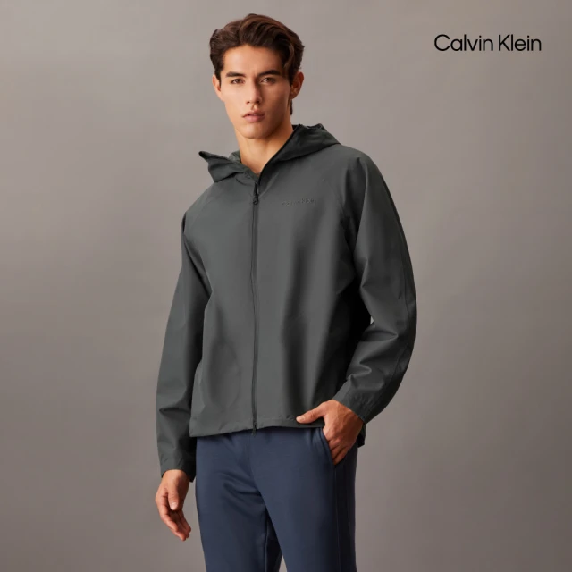 Calvin Klein 官方旗艦館 CK 基本款防風外套_灰色