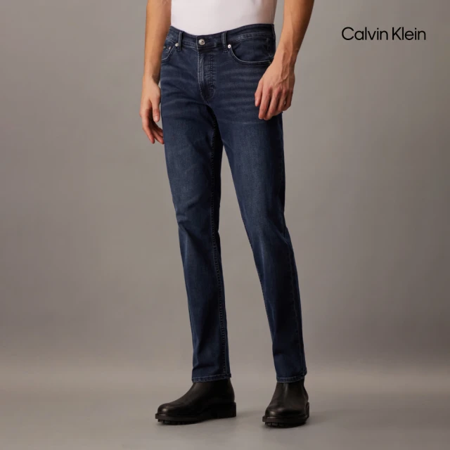 Calvin KleinCalvin Klein 官方旗艦館 CK 37.5 深色水洗 Body 牛仔褲_藍色