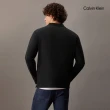 【CALVIN KLEIN】官方旗艦館 CK 徽章標準版型 Polo 衫_黑色