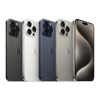 【Apple】A+級福利品 iPhone 15 Pro Max 512G 6.7吋（贈充電線+玻璃貼+透明殼）